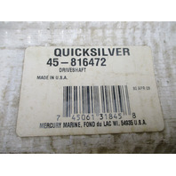 45-816472 Drive Shaft Fits Mercury 200-300HP Outboard & Mercruiser Lower Unit