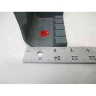 Replacement Pontoon Boat Deck Corner Cap 2 5/8" X 3 1/2"H Gray Rubber