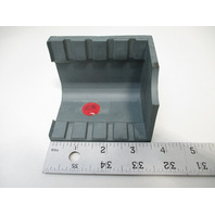 Replacement Pontoon Boat Deck Corner Cap 2 5/8" X 3 1/2"H Gray Rubber