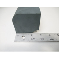 Replacement Pontoon Boat Deck Corner Cap 2 5/8" X 3 1/2"H Gray Rubber