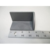 Replacement Pontoon Boat Deck Square Corner Cap 2" X 3 5/8"H Gray Rubber