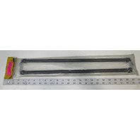 WBWB18 Water Bonnet 18" Boat Windshield Braces Chrome Swivel Ends Set Of 2