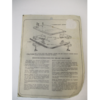 HR-100 Helm Products Boat Rail Clamp For Mounting To 7/8" Rails