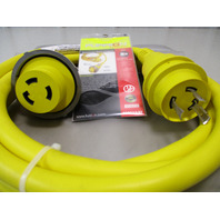 F30C12-SY Furrion Powersmart Yellow 12ft 30AMP 125V Marine Boat Power Cable