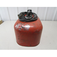 Vintage Johnson Evinrude Mile Master 6 Gal 2 Line Pressure Gas Fuel Tank