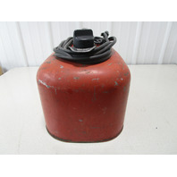 Vintage Johnson Evinrude Mile Master 6 Gal 2 Line Pressure Gas Fuel Tank