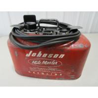 Vintage Johnson Evinrude Mile Master 4 Gal 2 Line Pressure Gas Fuel Tank