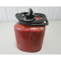 Vintage Johnson Evinrude Mile Master 4 Gal 2 Line Pressure Gas Fuel Tank