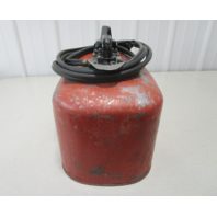 Vintage Johnson Evinrude Mile Master 4 Gal 2 Line Pressure Gas Fuel Tank