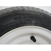 4.80/4.00-8 Duro Trailer Tire 5 Bolt Load Range B White Rim
