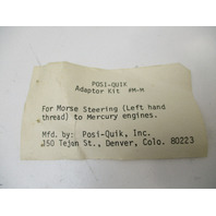 #M-M Posi-Quik Morse Threaded Steering Cable To Mercury Outboard Adapter Kit