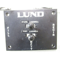 1995 Lund Tyee 1850 Grand Sport Livewell Pumps, Cables & Lever Panel