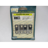 H21-0132-1 Taco Marine 1 Pair Stainless Steel DECK HINGES  1-5/16"  x 1-1/2"