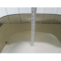 Marine Boat Tinted Windshield Plexiglass Bubble Windscreen 29" W x 15 1/2" H