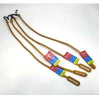 30" Loop End Easy Stretch Bungee Cinch Cord 4 Pack Yellow