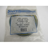 18-1033 Sierra 16 GA  60" 3 Wire Flat Connector 2 Plugs Ready Wired #E304120
