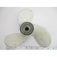389944 9.2 x 12Pitch NON-THRU HUB EXHAUST Prop 13 Tooth Evinrude Johnson 14-28hp