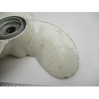 389944 9.2 x 12Pitch NON-THRU HUB EXHAUST Prop 13 Tooth Evinrude Johnson 14-28hp