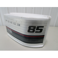 F3C630944 Force Outboard 85 HP Cowling Top Cover Hood White Cowl 630944