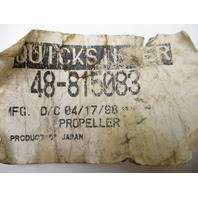 48-815083  7.4  x 6 Pitch 3-Blade Plastic Propeller Mercury 2 - 3.5HP