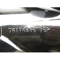 15-1/4 x 15 Pitch Prop for Mercury Evinrude Yamaha Mercruiser 4 3/4" Gearcase