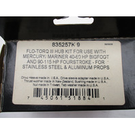 835257K9 Flo-Torq III Hub Kit Mercury/Mariner 40-60 Hp BigFoot 75-115Hp Outboard