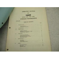 Service Repair & Operator's Manual for Chrysler Marine Unitized V-Drive Paragon