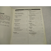 Lowe OMC Aluminum Boat Group Owner's Operator Manual
