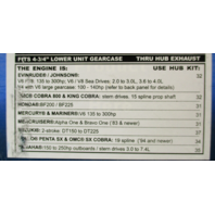 H-1419 14 1/4" X 19 P Hustler Alum Prop Outboard & Sterndrive 4 3/4" Gearcase