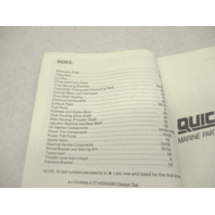 90-815898-90 1993 Quicksilver Mercury Outboard Parts Catalog 75/90 HP 3 CYL