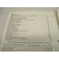 1994 Quicksilver Outboard Parts Catalog for 40 HP 30 JET Mercury Mariner