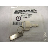 87-897716830 Mercury Marine Ignition Switch Key 830 for 3-Position Switch