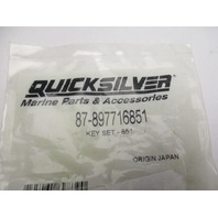 87-897716851 New Mercury Marine Ignition Switch Key 851 3-Position Switch (Set)