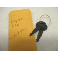127592 0127592 OMC Ignition Switch Key Set #76 for Evinrude Johnson 9.9-50HP