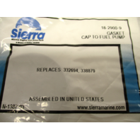 18-2900 RUBBER CAP TO FUEL PUMP GASKET 2-PK Johnson/Evinrude/BRP 332694 338879