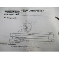 822573A12 Quicksilver Power Trim Sender Kit Mercury/Mariner 15-50HP