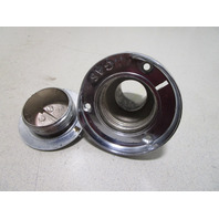 91049 Chrome Metal Marine Boat Gas Cap & Filler Tube