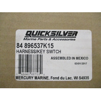 84-896537K15 Mercury Outboard  15 ft  Wire Harness 14 Pin and Key Switch Assy