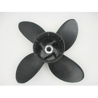 O4345 13.5 x 15P 4 Blade Composite Prop for Evinrude Johnson 40-140HP 13 Spline