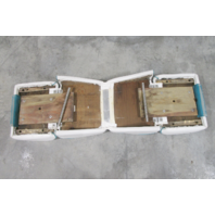 1990 Sea Ray 160 Bow Rider 16' Boat Back to Back Seat White Teal