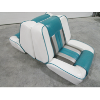 1990 Sea Ray 160 Bow Rider 16' Boat Back to Back Seat White Teal
