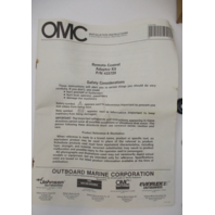 433720 0433720 Evinrude/Johnson/OMC Remote Controls Adapter Kit 20/25/30 Hp