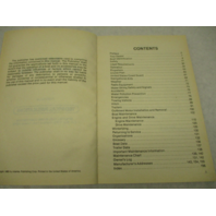 1985 Thompson Pleasureboat Boat Owner's Operator Manual for 26' & Under