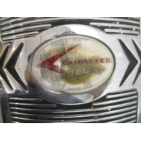 184-1687A2 Mercury Kiekhaefer Outboard Merc 800 80 HP Front Cowling Cover Plaque