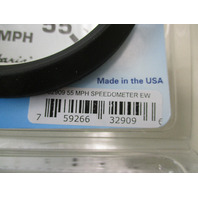 32909 Faria Marine Boat 4" Mechanical Speedometer Euro White 10-55MPH