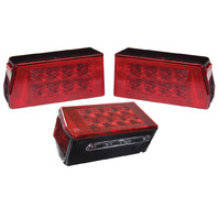 286-4400-7 Submersible Red LED Left Hand Tail Light 7-Function Over 80 Trailer