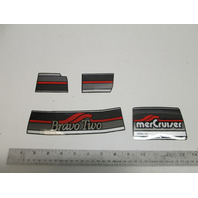 37-13722A90 Decal Set Mercruiser Bravo Two Sterndrive Engines