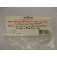 60012 Ongaro Marine Single Stainless Steel Cup Drink Holder