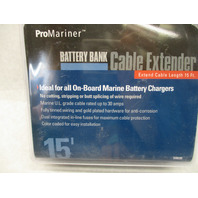 51070 ProMariner Battery Bank Cable Extender 15 Ft for On-Board Marine Chargers
