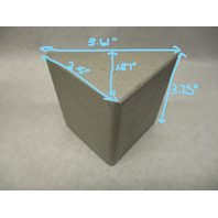 Replacement Pontoon Boat Deck Corner Cap Aluminum 90 Deg 3.61"L  X 3.25"H